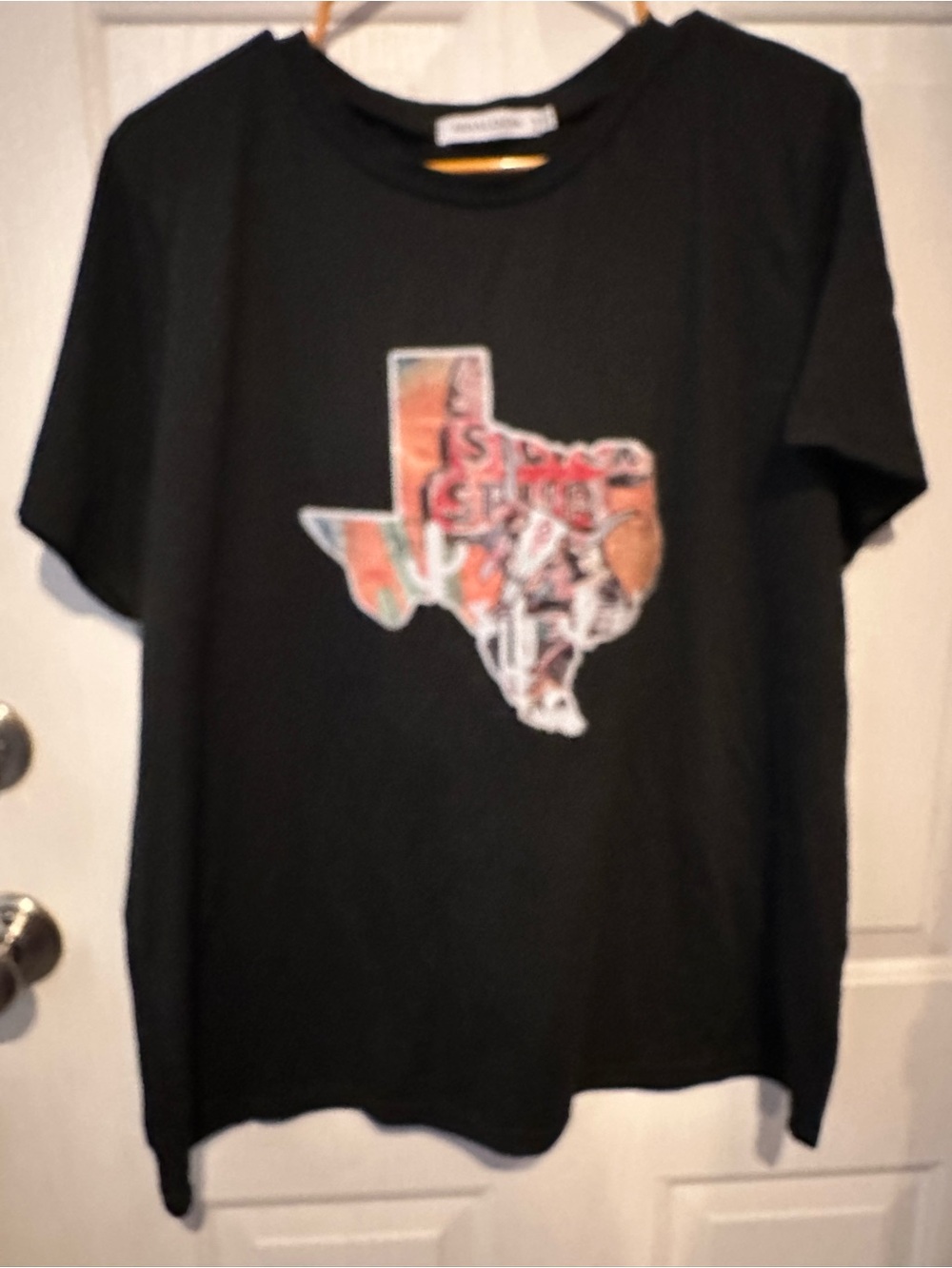 Women’s Black Texas Graphic Tee